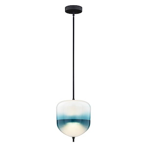 Somerset 2-Light Mini Pendant in Contemporary and Orb Style 18 Inches Tall and 9.25 Inches Wide - 1050525