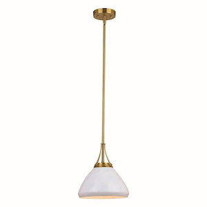 Dayna - 1 Light Pendant In Contemporary Style-11.5 Inches Tall and 10 Inches Wide