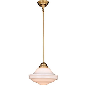Huntley - 1 Light Pendant In Farmhouse Style-14.75 Inches Tall and 12 Inches Wide - 1299084