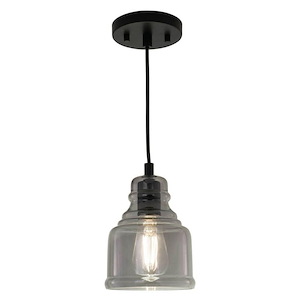 Millie - 1 Light Mini Pendant In Contemporary Style-8.25 Inches Tall and 6 Inches Wide - 1299087
