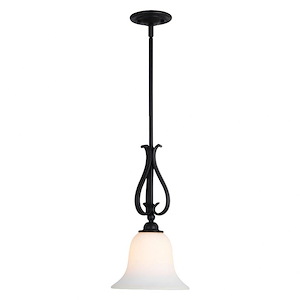 Monrovia - 1 Light Mini Pendant In Traditional Style-25.5 Inches Tall and 8.75 Inches Wide - 1299090