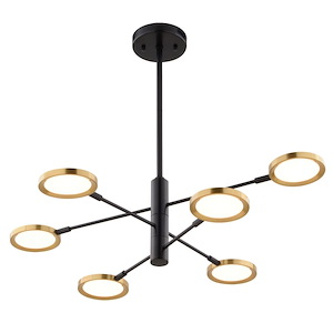 Cullerto - 5W 6 LED Pendant-16.5 Inch Tall and 34.75 Inch Wide