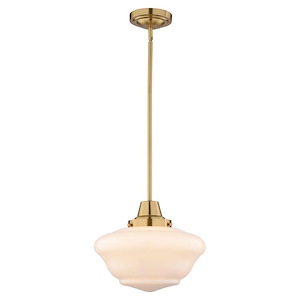 Eastgate - 1 Light Pendant-9.75 Inch Tall and 12 Inch Wide - 1403054