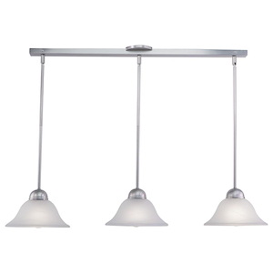 Da Vinci 3-Light Multiple Pendants in Transitional and Linear Style 16.63 Inches Tall and 39.75 Inches Wide - 188005