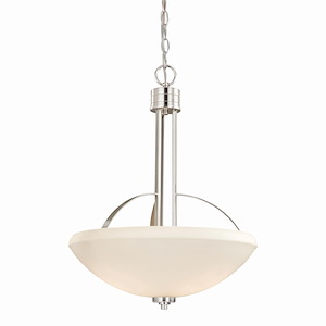Solna 3-Light Pendant in Transitional and Style 22.5 Inches Tall and 17 Inches Wide