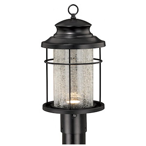 Melbourne 1-Light Outdoor Post in Coastal and Cylinder Style 16 Inches Tall and 8 Inches Wide - 515461