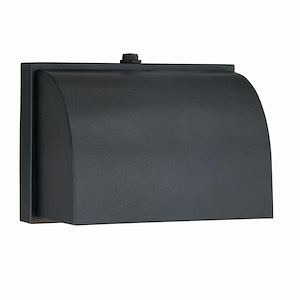 Walsh 1-Light Outdoor Wall Sconce in Contemporary and Flush Style 4.75 Inches Tall and 7 Inches Wide