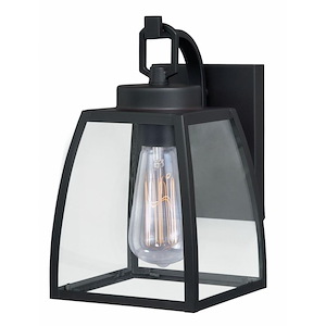 Granville 1-Light Outdoor Wall Sconce in Transitional and Lantern Style 10.5 Inches Tall and 6 Inches Wide