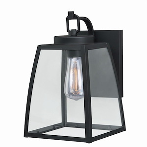 Granville 1-Light Outdoor Wall Sconce in Transitional and Lantern Style 13 Inches Tall and 8 Inches Wide