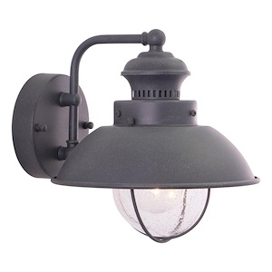 Harwich 1-Light Outdoor Wall Sconce in Coastal and Barn Style 8 Inches Tall and 8 Inches Wide