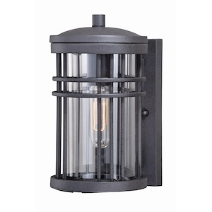 Wrightwood 1-Light Outdoor Wall Sconce in Transitional and Lantern Style 10.75 Inches Tall and 6 Inches Wide - 588771