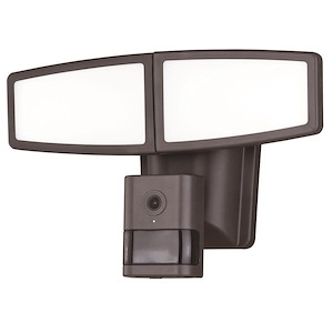Epsilon II 1-Light Outdoor Motion Sensor in Transitional and Rectangular Style 8 Inches Tall and 11.75 Inches Wide