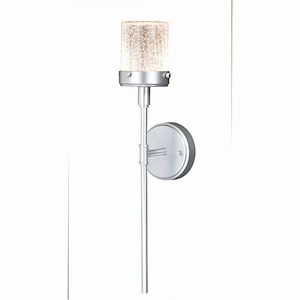 Levanto 1-Light Outdoor Wall Sconce in Transitional and Cylinder Style 21.5 Inches Tall and 4.75 Inches Wide