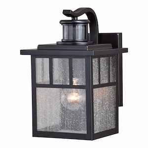 Mission 1-Light Outdoor Motion Sensor in Mission and Rectangular Style 11.25 Inches Tall and 7 Inches Wide - 515491