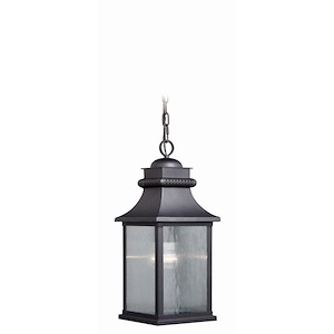 Cambridge 1-Light Outdoor Pendant in Traditional and Lantern Style 18.5 Inches Tall and 8 Inches Wide - 1147103