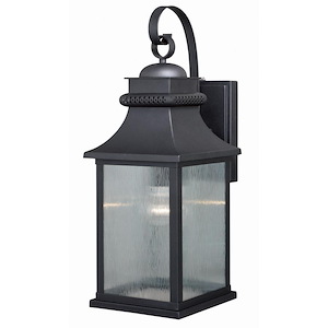 Cambridge 1-Light Outdoor Wall Sconce in Traditional and Lantern Style 21 Inch Tall and 8 Inches Wide
