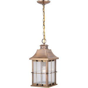 Quincy 1-Light Outdoor Pendant in Traditional and Lantern Style 17 Inches Tall and 8 Inches Wide - 1145772