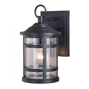 Southport 1-Light Outdoor Wall Sconce in Transitional and Cylinder Style 11.75 Inches Tall and 6.5 Inches Wide