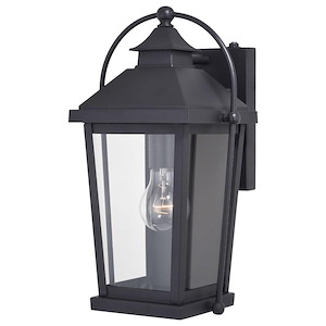Lexington 1-Light Outdoor Wall Sconce in Traditional and Lantern Style 14.5 Inches Tall and 7.75 Inches Wide - 1050513