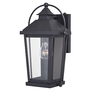 Lexington 1-Light Outdoor Wall Sconce in Traditional and Lantern Style 14.5 Inches Tall and 7.75 Inches Wide - 1050513