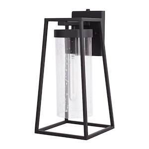 Nash 1-Light Outdoor Wall Sconce in Transitional and Rectangular Style 15.75 Inches Tall and 7.5 Inches Wide