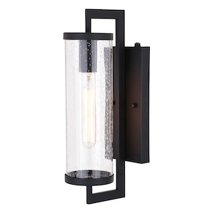 Morgan Park 1-Light Outdoor Wall Sconce in Contemporary and Cylinder Style 16 Inches Tall and 4.25 Inches Wide - 1073948