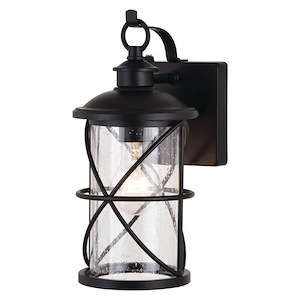 Adams - 1 Light Outdoor Wall Mount In Traditional Style-12 Inches Tall and 5.5 Inches Wide