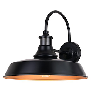 Dorado - 1 Light Outdoor Motion Sensor Wall Mount In Farmhouse Style-13.25 Inches Tall and 15 Inches Wide