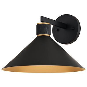 Dunbar - 1 Light Outdoor Wall Mount In Contemporary Style-9.5 Inches Tall and 12 Inches Wide