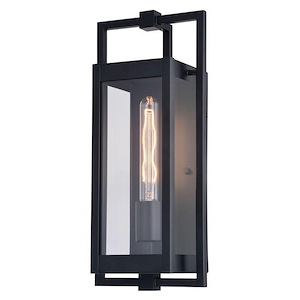 Sheridan - 1 Light Outdoor Wall Mount In Contemporary Style-16.25 Inches Tall and 7 Inches Wide
