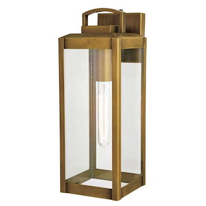 Kinzie - 1 Light Outdoor Wall Mount In Contemporary Style-16.75 Inches Tall and 6 Inches Wide