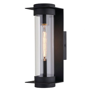 Brighton Park - 1 Light Outdoor Wall Mount In Contemporary Style-14 Inches Tall and 5 Inches Wide - 1299148