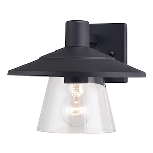 Westport - 1 Light Outdoor Wall Lantern-8 Inch Tall and 10 Inch Wide
