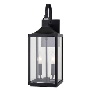 Old Town - 2 Light Outdoor Wall Lantern-19.5 Inch Tall and 7 Inch Wide