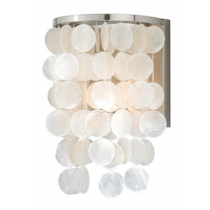 Elsa 1-Light Wall Sconce in Transitional Style 12.75 Inches Tall and 8 Inches Wide