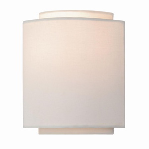 Burnaby 1-Light Wall Sconce in Mid-Century Modern and Flush Style 9.25 Inches Tall and 7 Inches Wide - 515619
