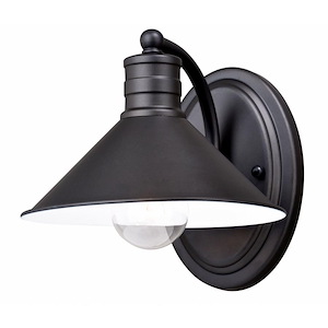 Akron 1-Light Bathroom Light in Farmhouse Style 7.25 Inches Tall and 8 Inches Wide - 728134
