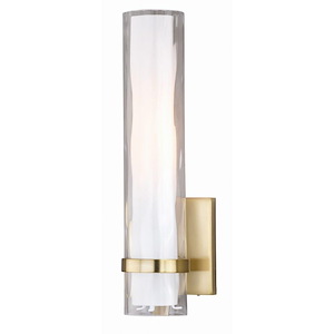 Vilo 1-Light Bathroom Light in Contemporary Style 13.5 Inches Tall and 4.5 Inches Wide