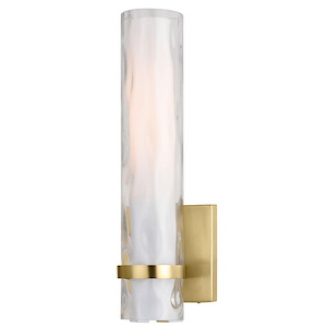 Vilo 1-Light Bathroom Light in Contemporary Style 13.5 Inches Tall and 4.5 Inches Wide - 820883