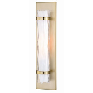 Vilo 1-Light Bathroom Light in Contemporary Style 18.5 Inches Tall and 4.5 Inches Wide