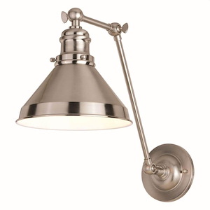 Alexis - 1 Light Swing Arm Wall Sconce In Farmhouse Style-13.25 Inches Tall and 8 Inches Wide