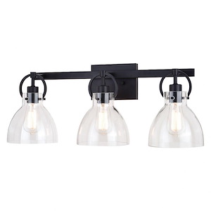 Ogden - 3 Light Bath Vanity In Contemporary Style-10 Inches Tall and 25.5 Inches Wide - 1299161