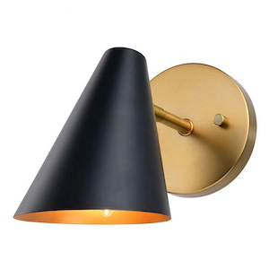 Pryce - 1 Light Wall Sconce In Mid-Century Modern Style-6.75 Inches Tall and 4.75 Inches Wide - 1299176