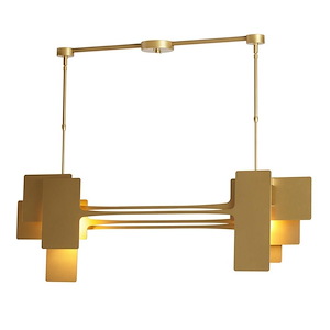 Stretch - Two Light Long Linear Pendant