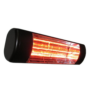 19 Inch 2000W Single Cassette Outdoor Infrared Heater with Gold Lamp