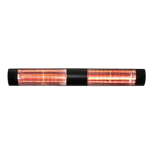 37.8 Inch 3000W Double Cassette Outdoor Infrared Heater with Gold Lamp
