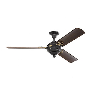 Monte Carlo Fans-Arezzo-Ceiling Fan in Traditional Style-60 Inch Wide by 17.5 Inch High