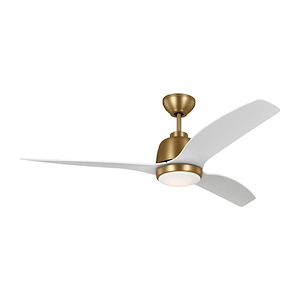 Monte Carlo Fans-Avila-3 Blade Ceiling Fan with Light Kit In Transitional Style-16.2 Inch Tall and 54 Inch Wide