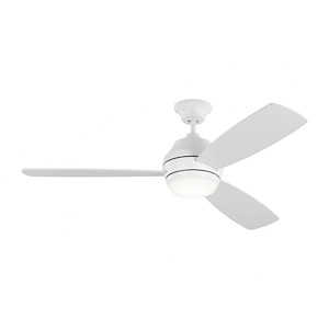 Ikon - 3 Blade Ceiling Fan with Light Kit-14.5 Inches Tall and 52 Inches Wide
