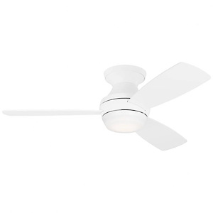 Monte Carlo Fans-Ikon-3 Blade Ceiling Fan with Light Kit In Modern Style-10.8 Inch Tall and 44 Inch Wide - 1213959